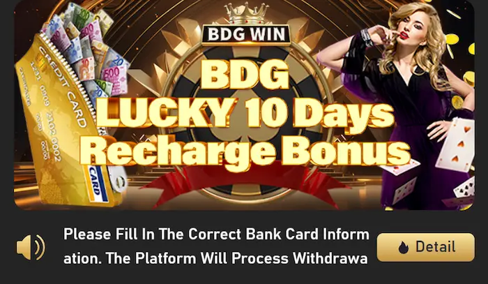 BDG Win Casino bonus